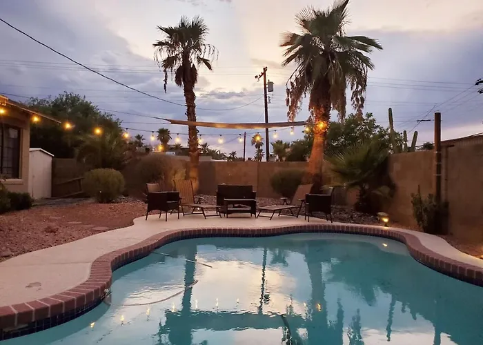 Palm House - With Renovated Pool And String Lights Phoenix